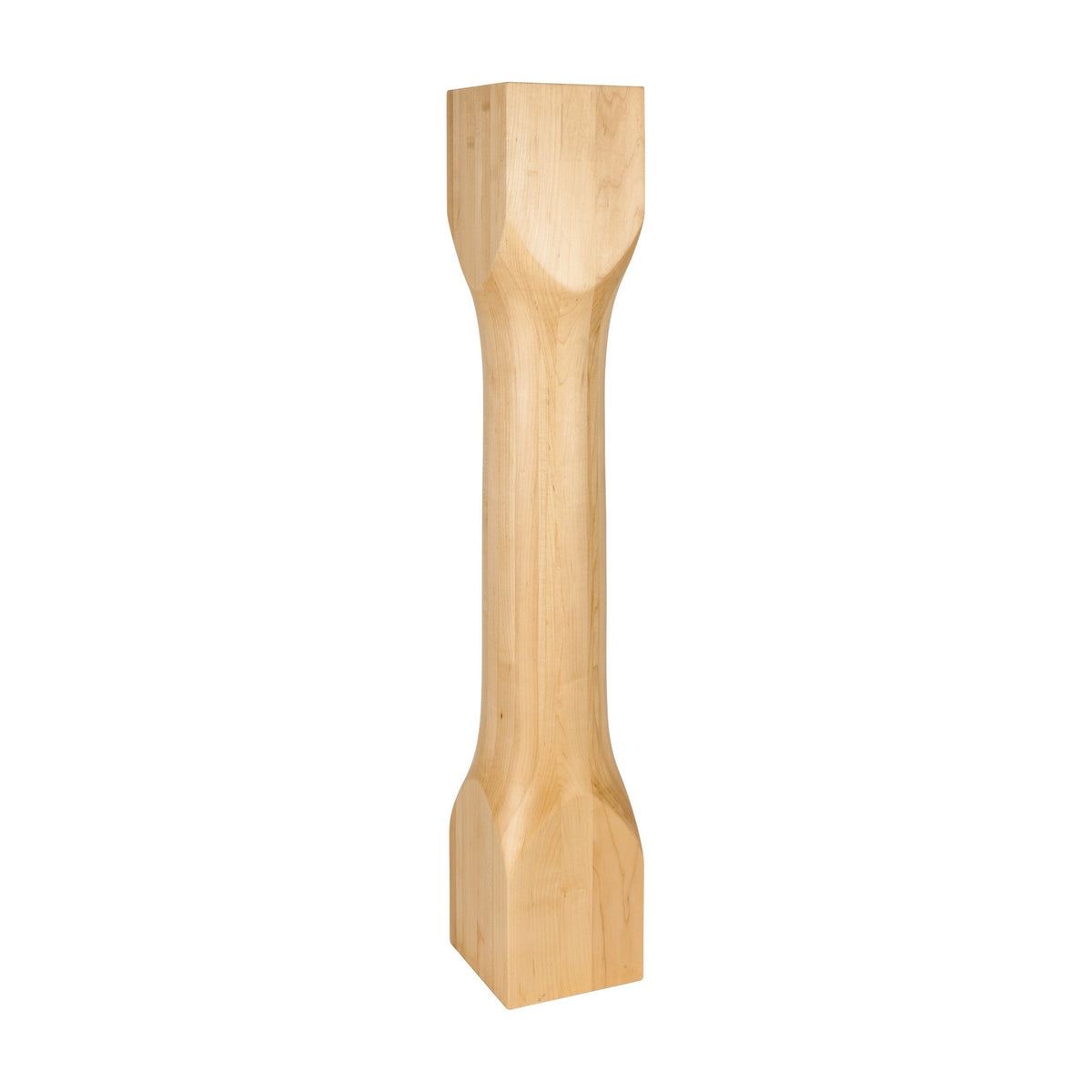 Cathedral Turned Wood Post, 6" x 6" x 35-1/2"