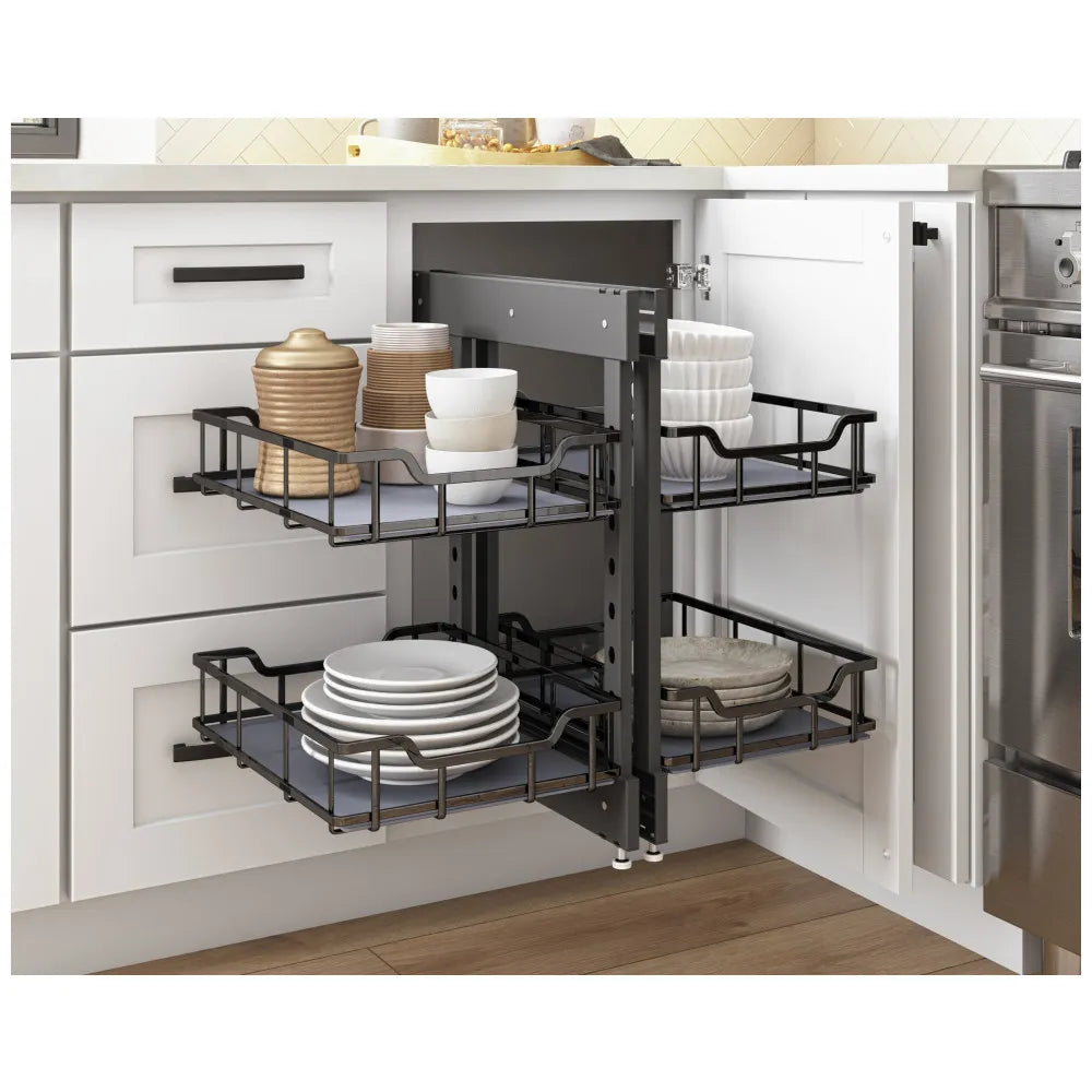 Cedric STORAGE WITH STYLE® Full-Height Blind Corner Organizer
