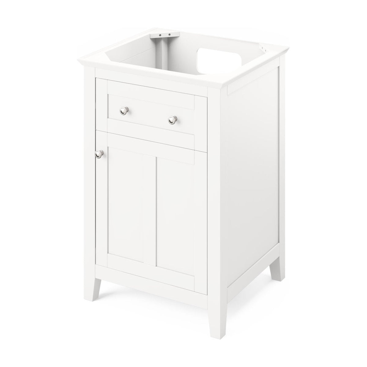 Chatham 24" Single Bowl Freestanding Bathroom Vanity, White
