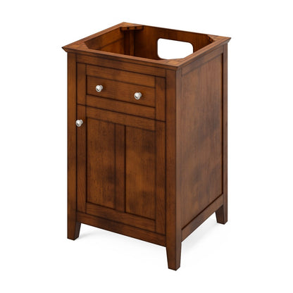 Chatham 24" Single Bowl Freestanding Bathroom Vanity, Chocolate