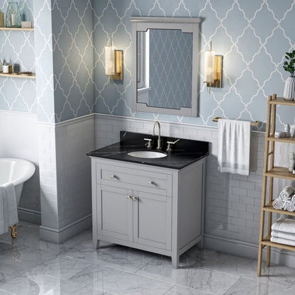 Chatham 36" Single Bowl Freestanding Bathroom Vanity, alternate view