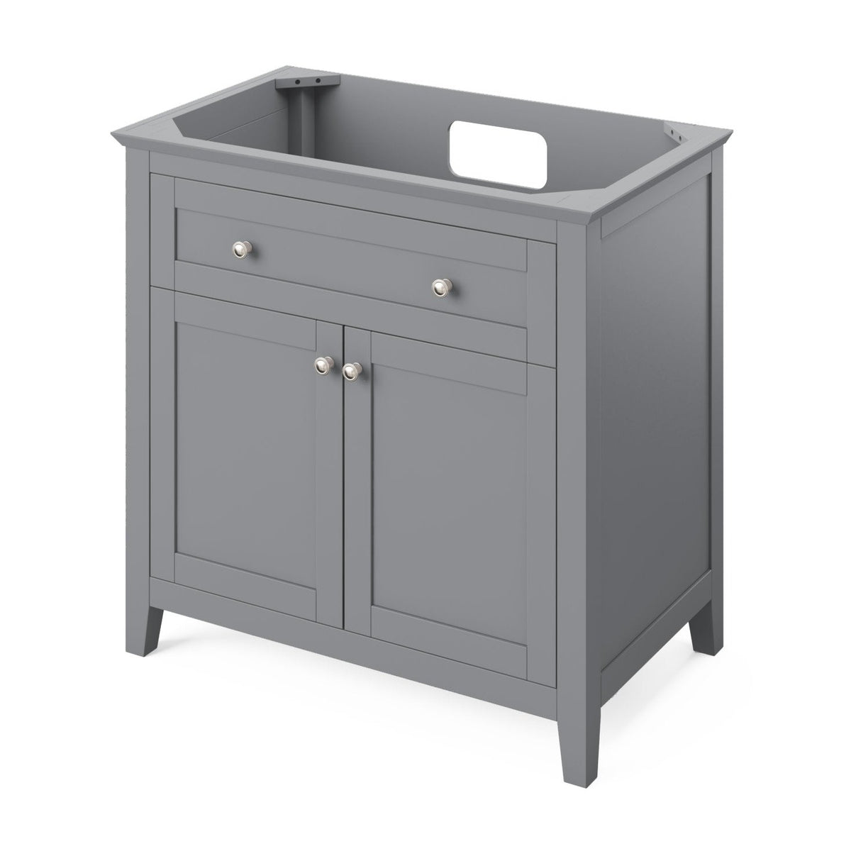 Chatham 36" Single Bowl Freestanding Bathroom Vanity, Grey