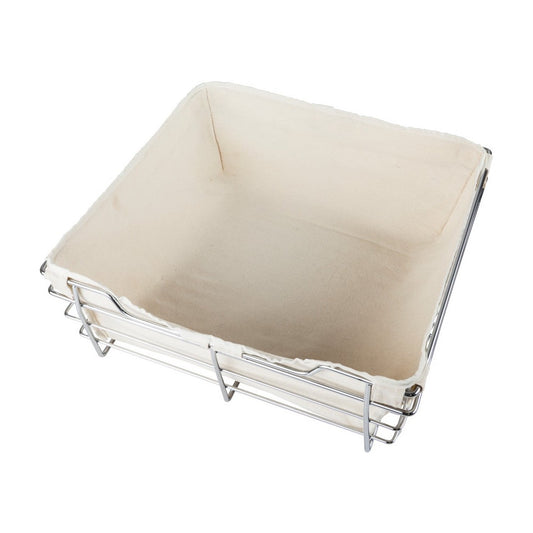 Clemency Canvas Basket Liner for Closet Pullout Basket