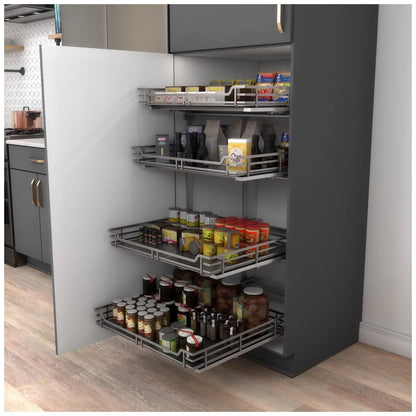 Clover STORAGE WITH STYLE® Metal Pilaster Set for Pullout Baskets