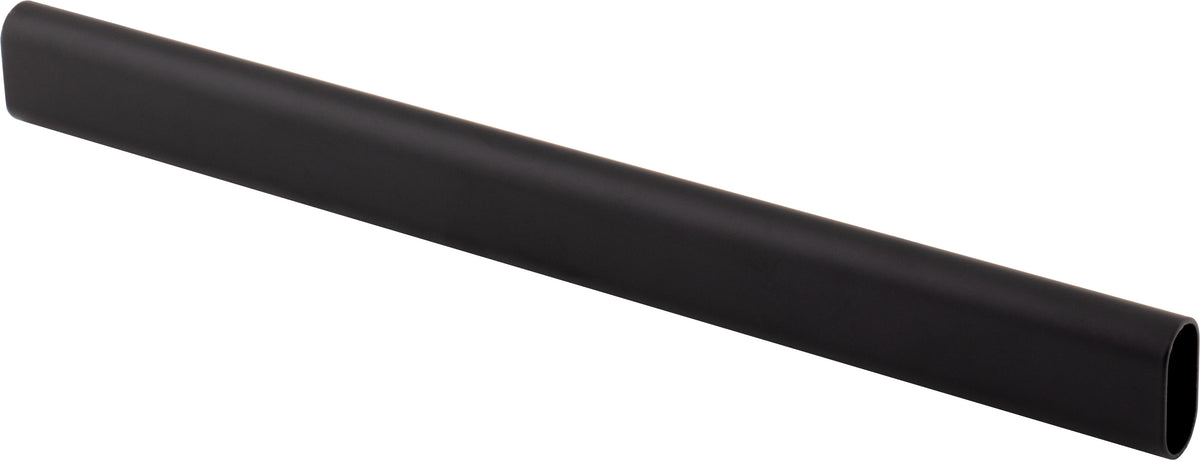 Colter Oval Aluminum Closet Rods in Matte Black