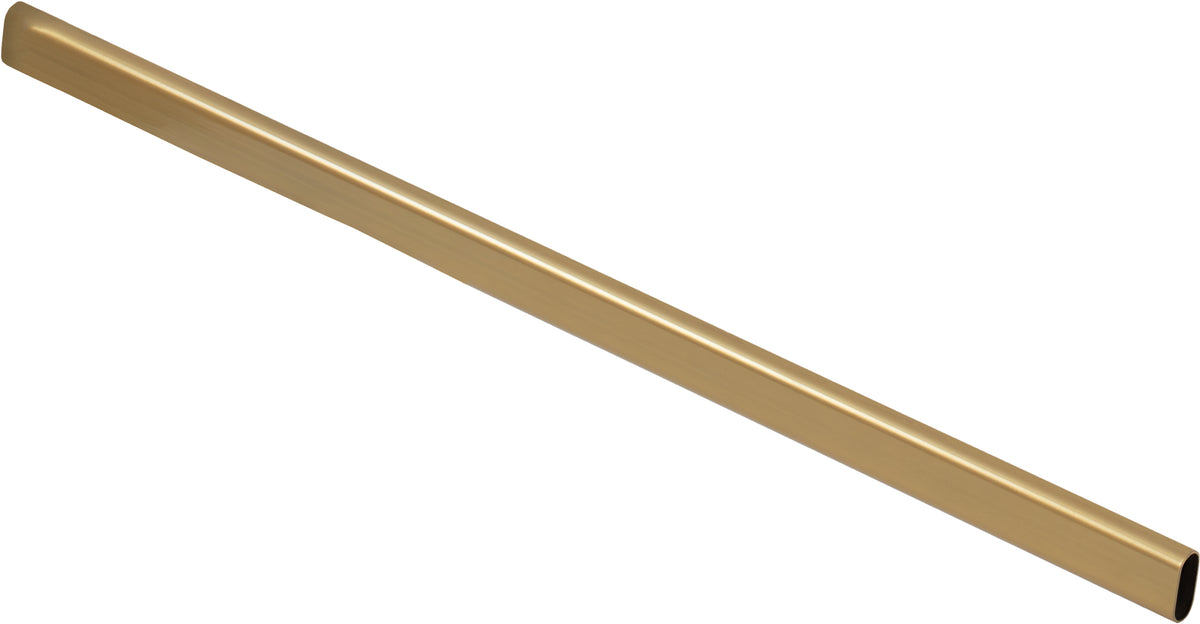 Colter Oval Aluminum Closet Rods in Gold