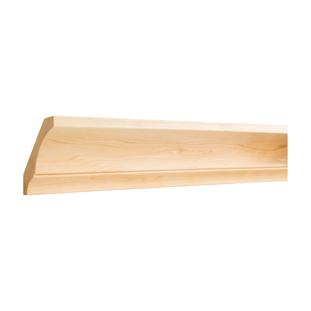 Contemporary Cove Crown Moulding, 3/4" x 4" x 8 ft stick
