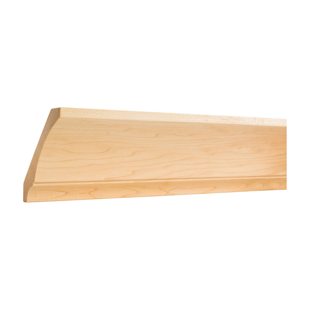 Contemporary Cove Crown Moulding, 3/4" x 5" x 8 ft stick