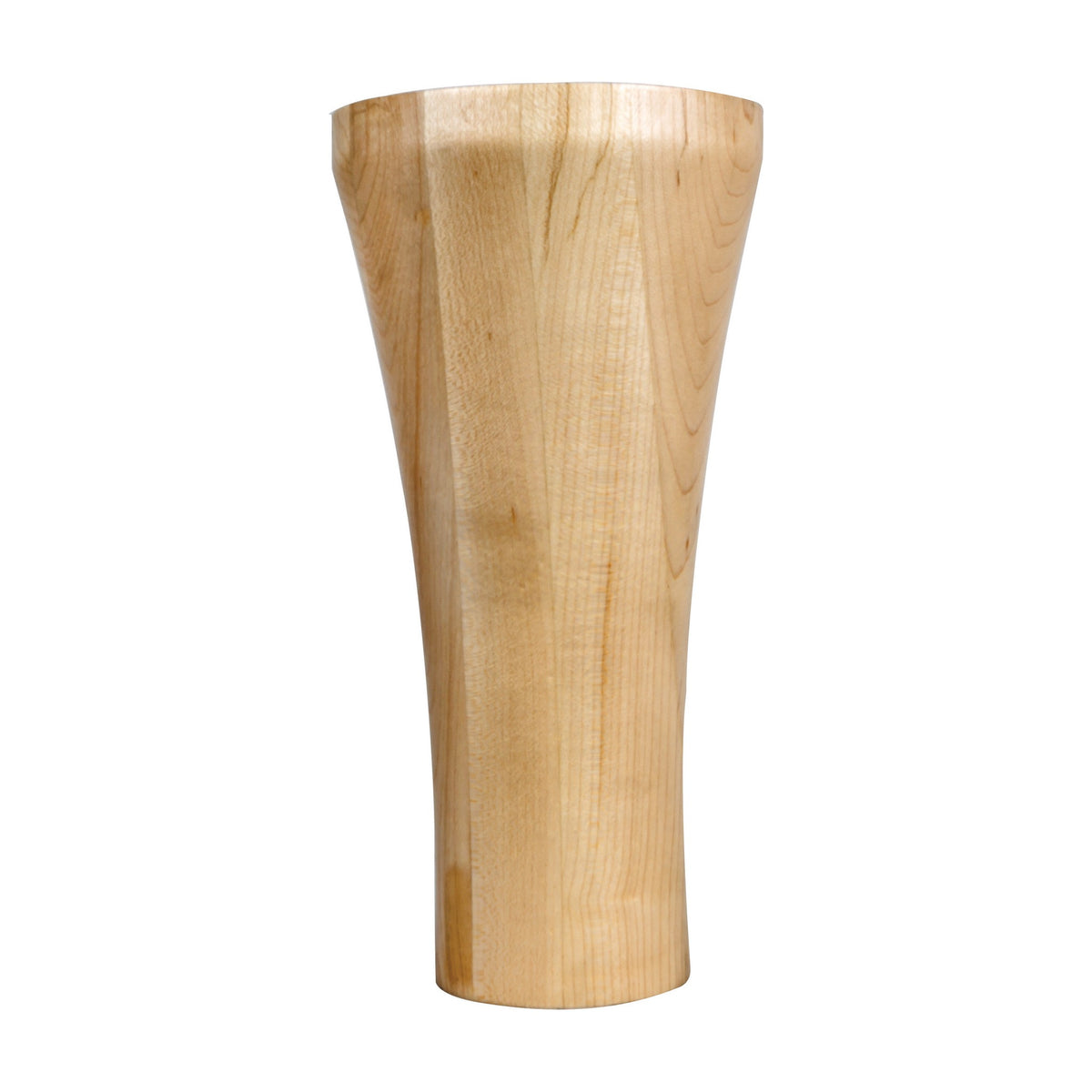 Contemporary Cove Wood Bun Foot, 4" Round x 8"