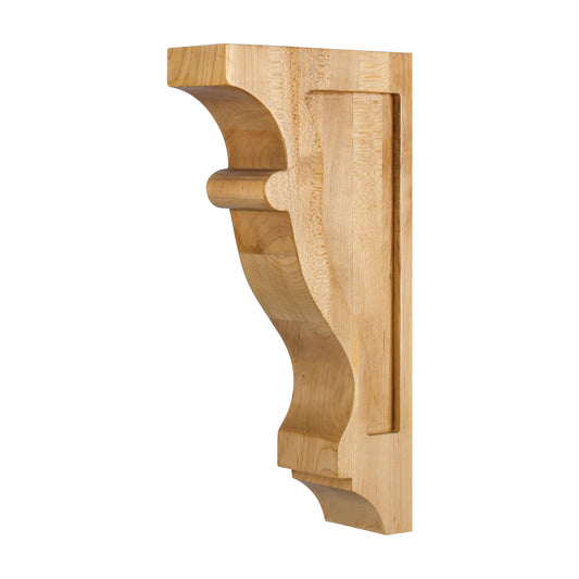 Contour Wood Corbel, 2-1/2" x 6" x 12"