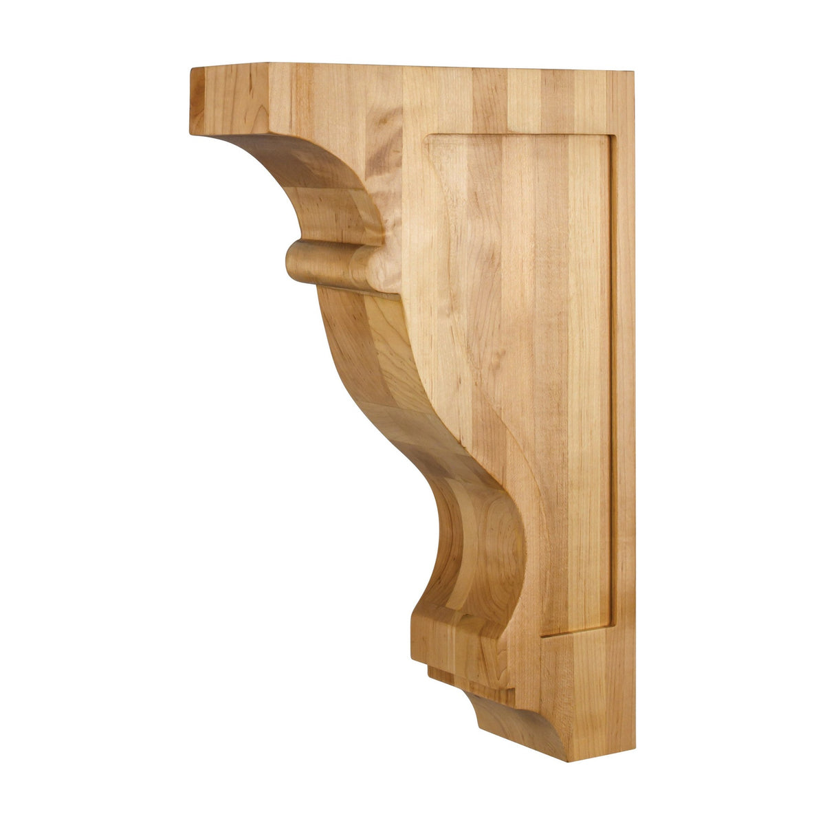 Contour Wood Corbel, 3-1/2" x 10" x 16"