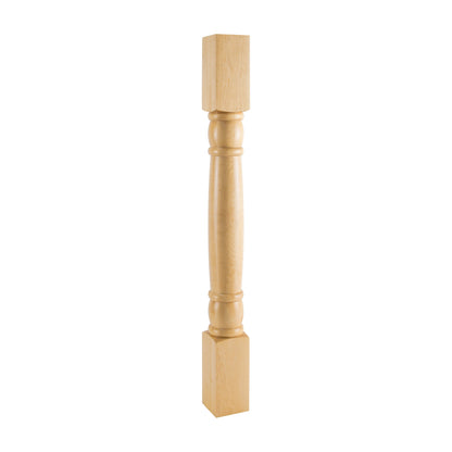 Doric Wood Post, 3-1/2" x 3-1/2" x 35-1/2"