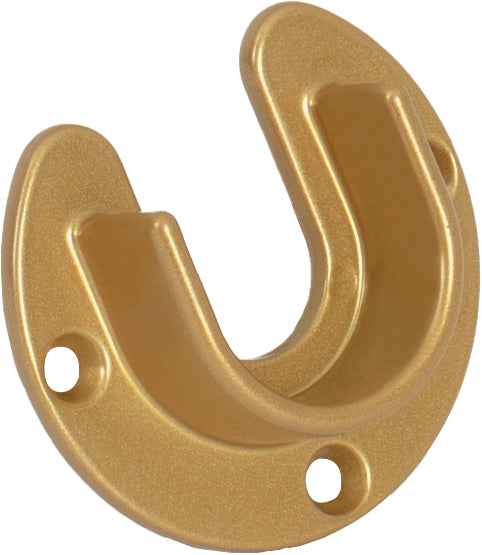 Eden Knock-In Mounting Bracket for Closet Rods in Gold
