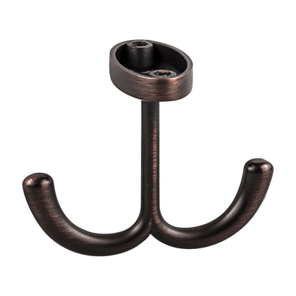 Elements 1 9/16" Double Prong Ceiling Hook in Brushed Oil Rubbed Bronze