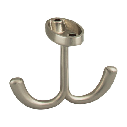 Elements 1 9/16" Double Prong Ceiling Hook in Satin Nickel