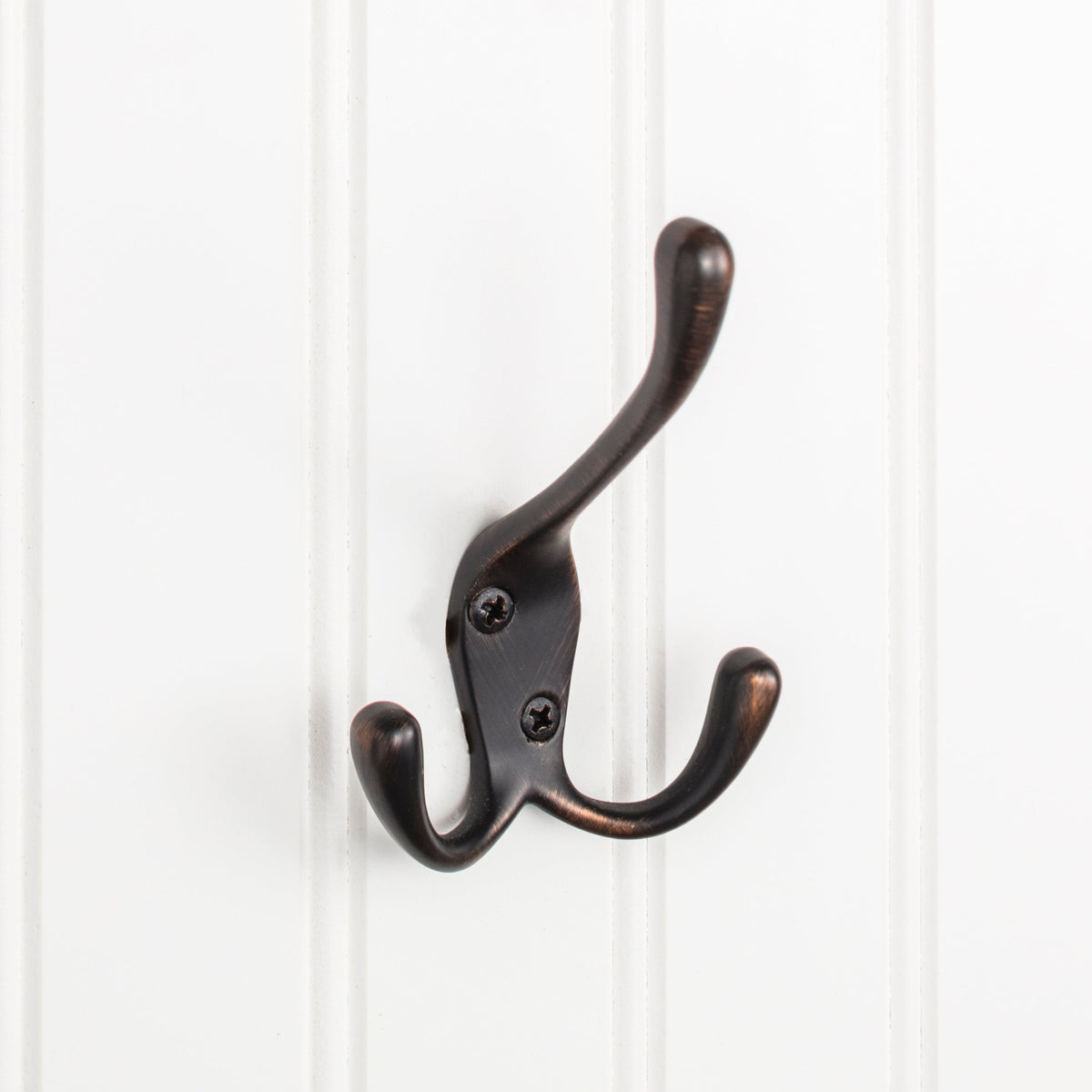 Elements 4" Large Triple Prong Wall Hook in Brushed Oil Rubbed Bronze