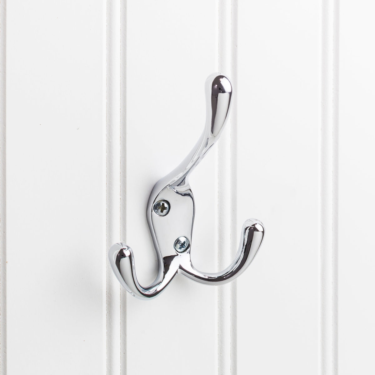 Elements 4" Large Triple Prong Wall Hook in Polished Chrome