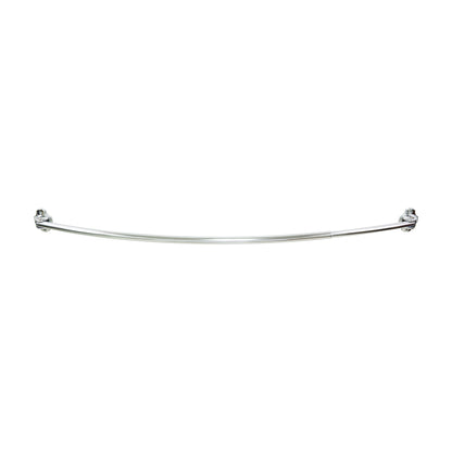 Elements Adjustable Curved Shower Curtain Rod in Polished Chrome