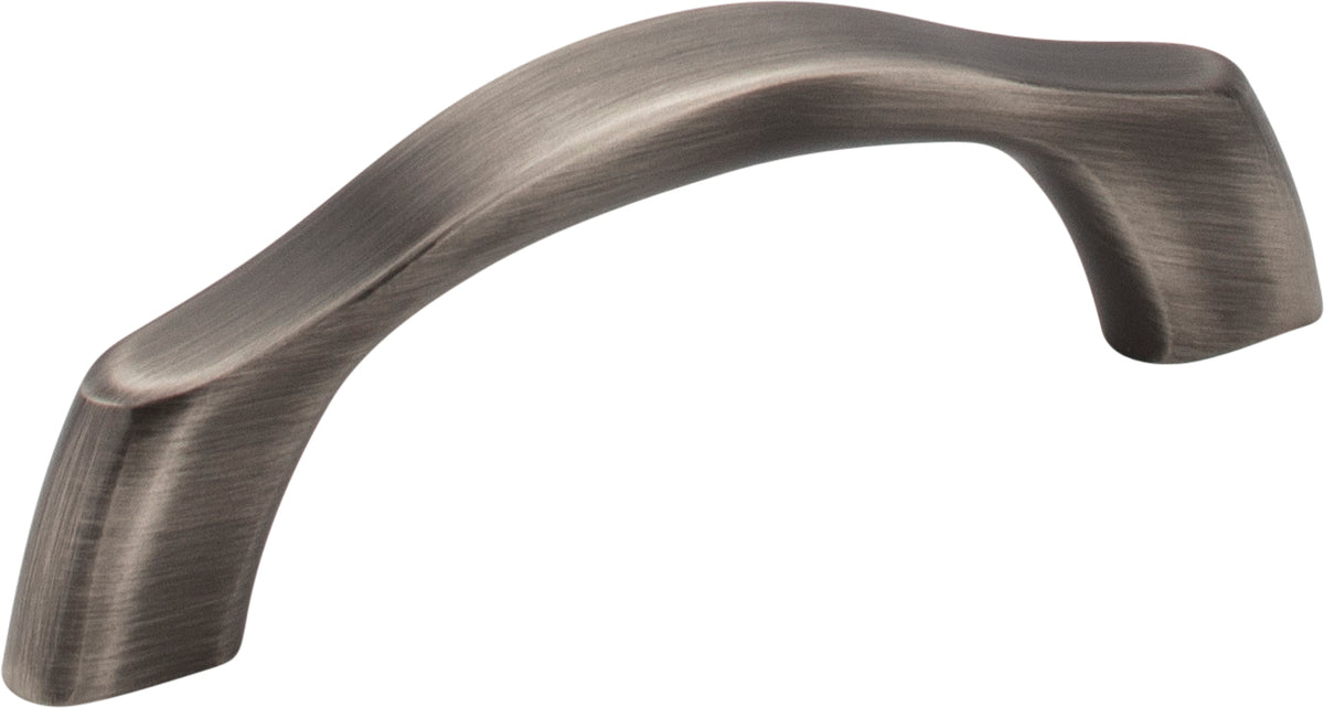 Elements Aiden Handle in Brushed Pewter, 3"