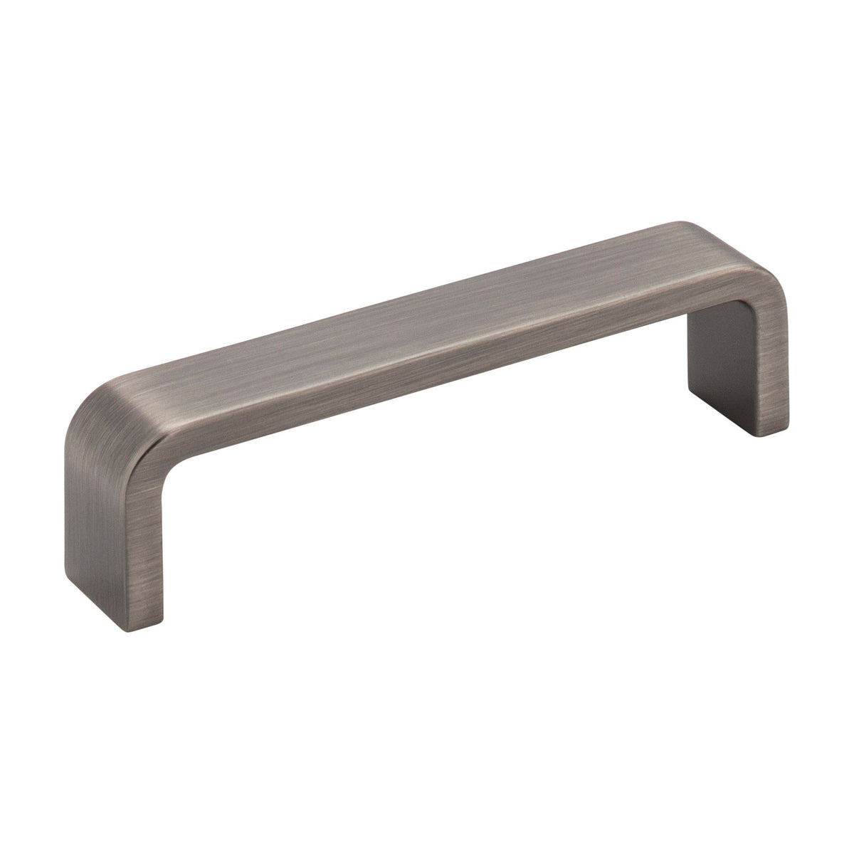 Elements Asher Handle in Brushed Pewter, 4"