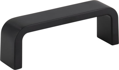 Elements Asher Handle in Matte Black, 3"