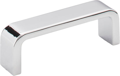 Elements Asher Handle in Polished Chrome, 3"