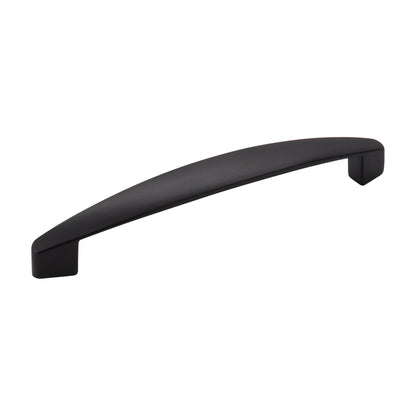 Elements Belfast Handle in Matte Black, 5" (OL 5 9/16")