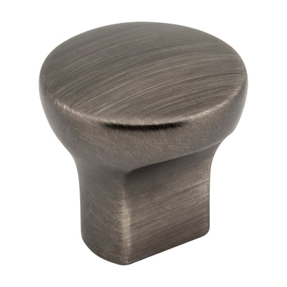 Elements Brenton Handle in Brushed Pewter, Knob