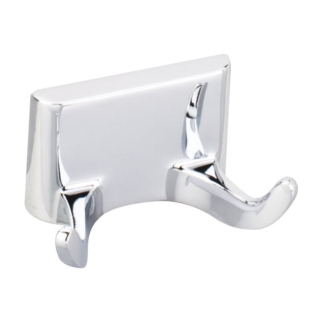 Elements Bridgeport Double Robe Hook in Polished Chrome