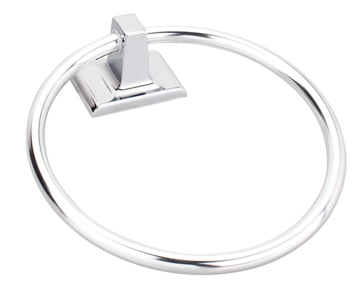 Elements Bridgeport Towel Ring in Polished Chrome