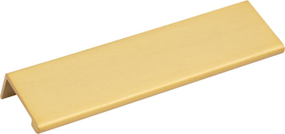 Elements Edgefield Handle in Brushed Gold, 6"