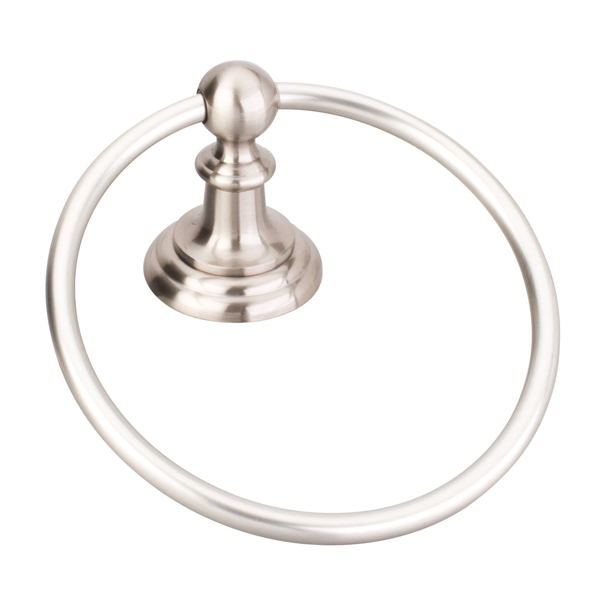 Elements Fairview Towel Ring in Satin Nickel