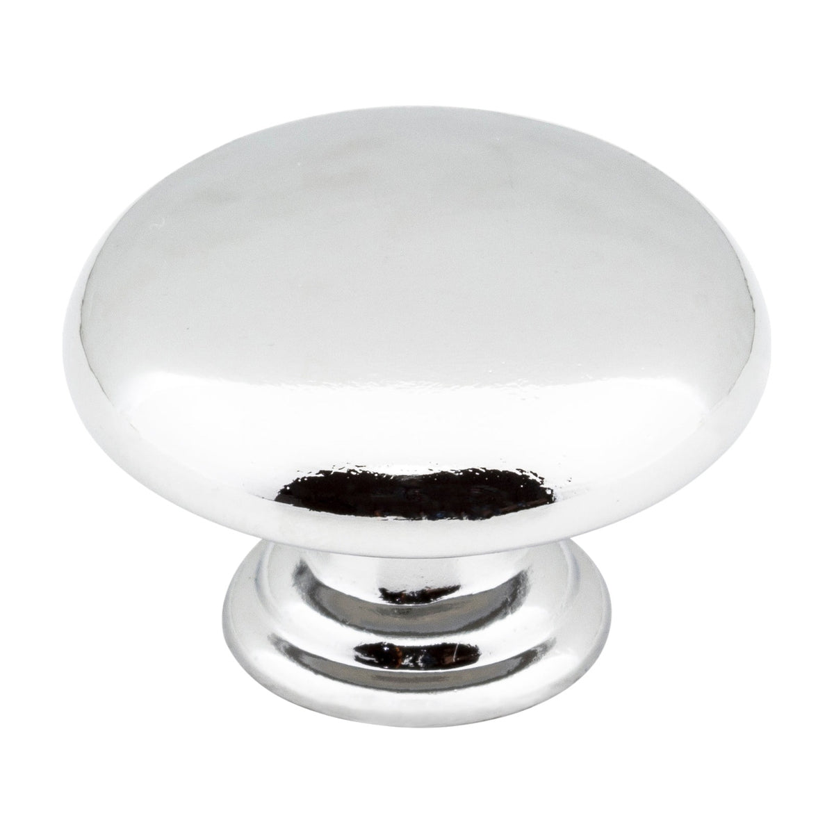Elements Gatsby Handle in Polished Chrome, 1 3/16" Mushroom Knob Style 3950