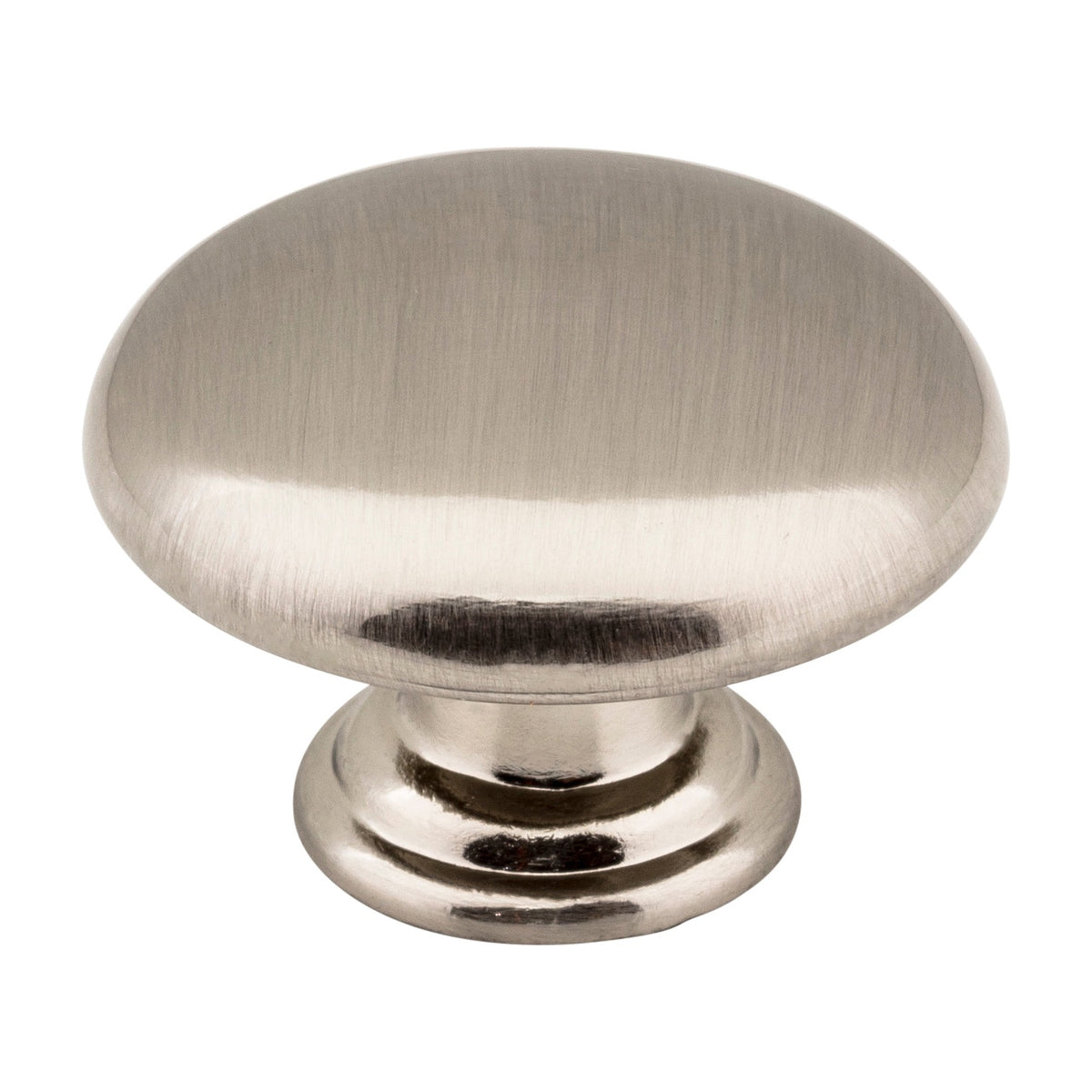 Elements Gatsby Handle in Satin Nickel, 1 3/16" Mushroom Knob Style 3950