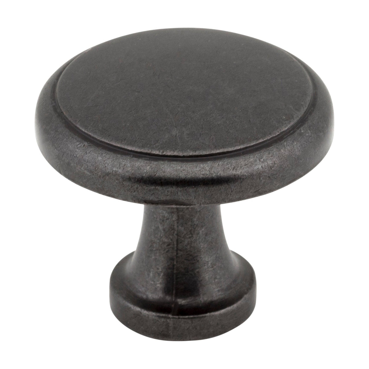 Elements Gatsby Handle in Gun Metal, 1 1/4" Mushroom Knob