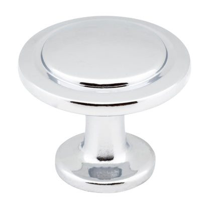 Elements Gatsby Handle in Polished Chrome, 1 1/4" Round Knob