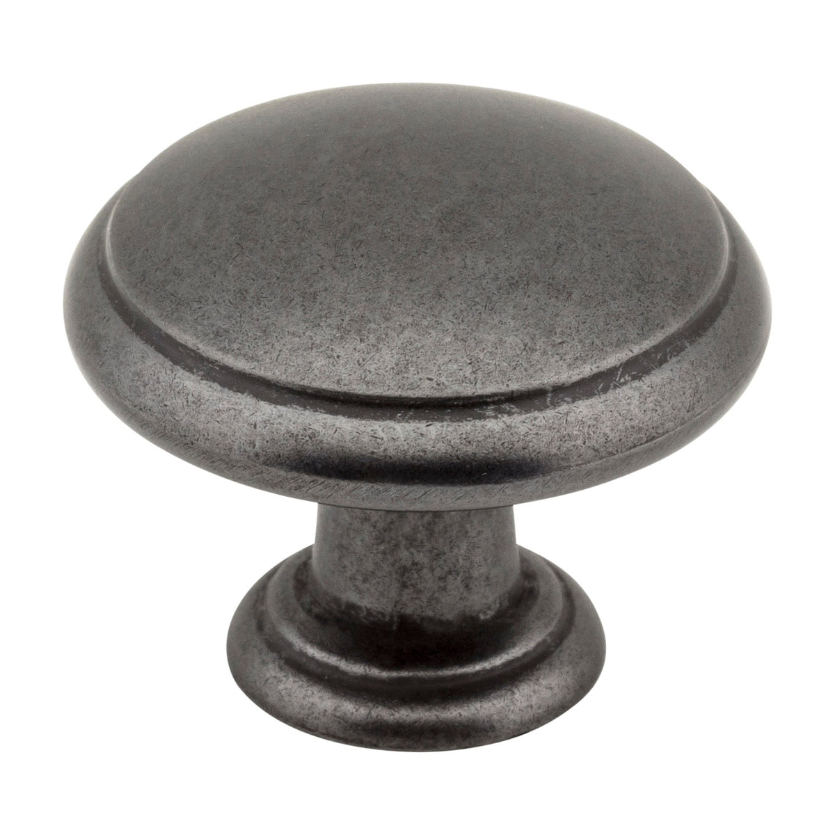 Elements Gatsby Handle in Gun Metal, 1 3/16" Mushroom Knob Style 3940