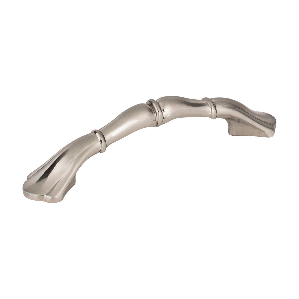 Elements Gatsby Handle in Satin Nickel, 3" (OL 4 1/2")