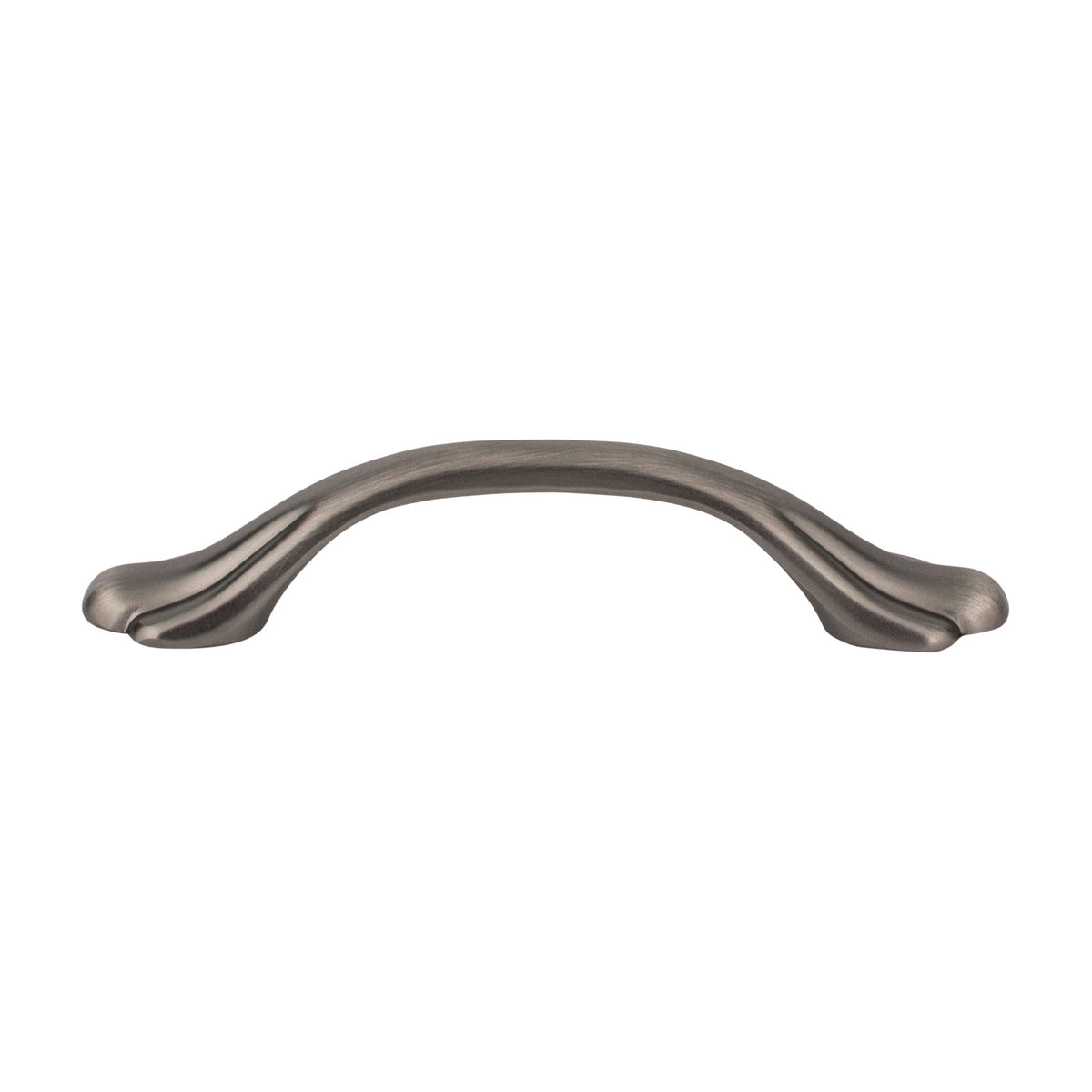 Elements Gatsby Handle in Brushed Pewter, 3" (OL 4 1/4")