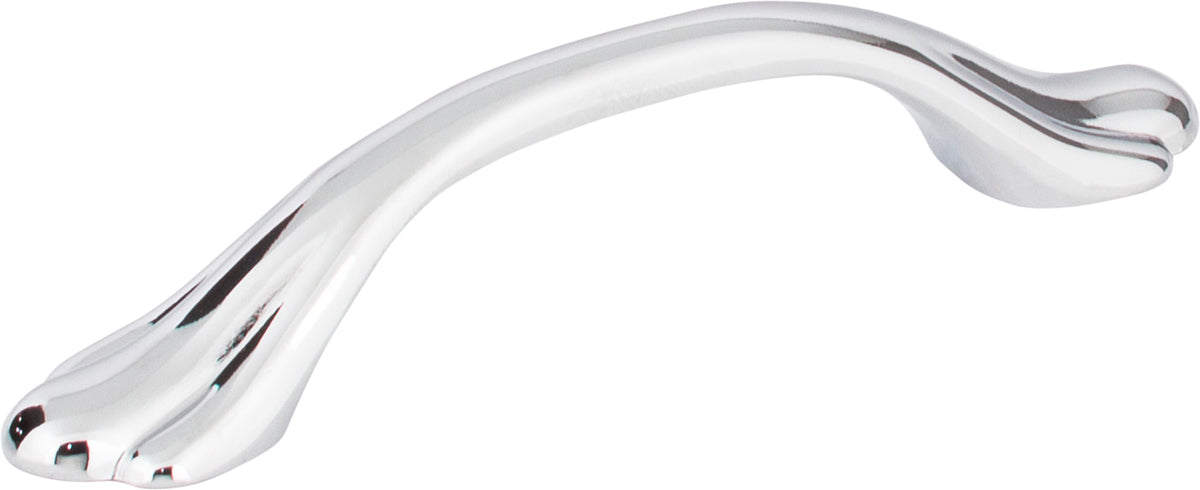 Elements Gatsby Handle in Polished Chrome, 3" (OL 4 1/4")