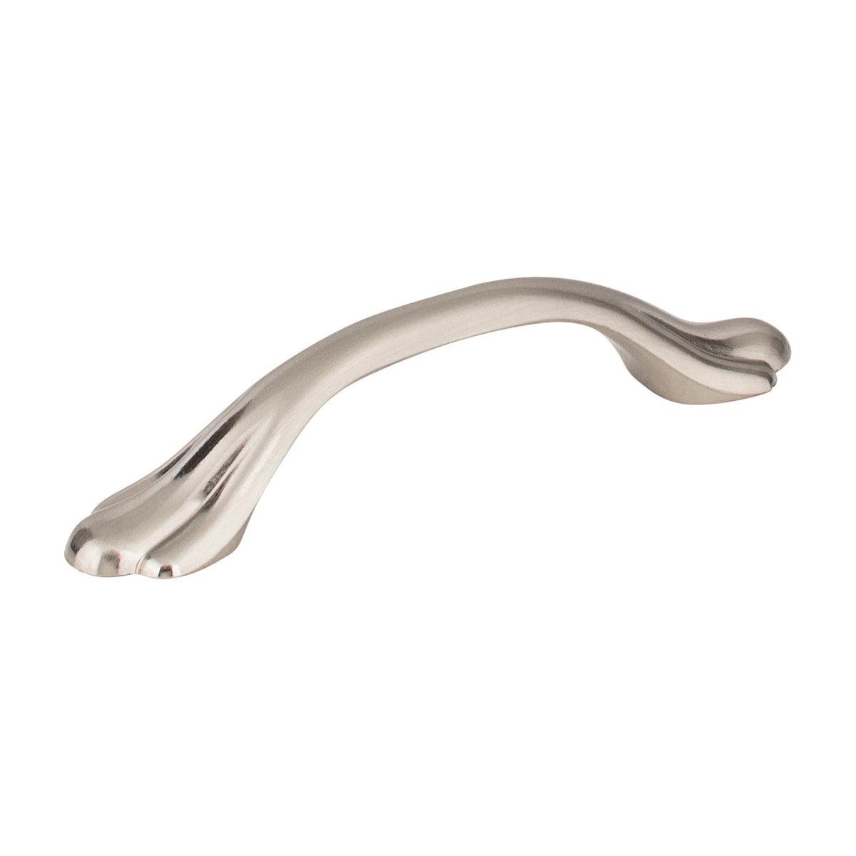 Elements Gatsby Handle in Satin Nickel, 3" (OL 4 1/4")