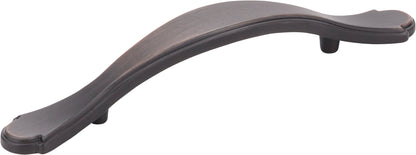 Elements Gatsby Handle in Brushed Oil Rubbed Bronze, 3" (OL 5 5/16")