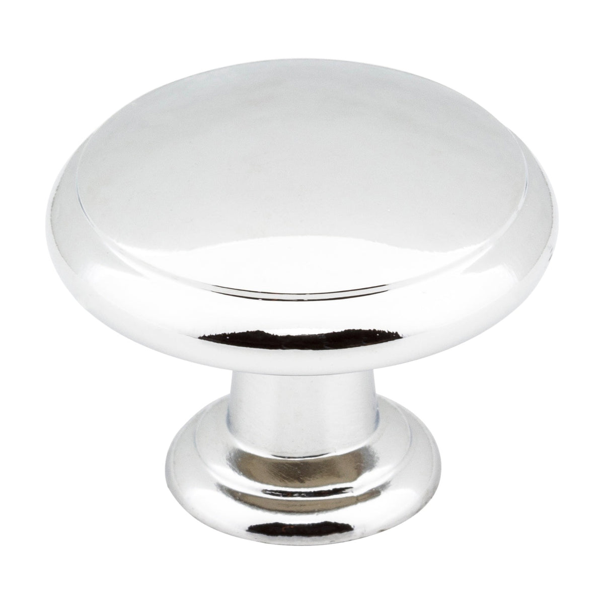 Elements Gatsby Handle in Polished Chrome, 1 3/16" Mushroom Knob Style 3940