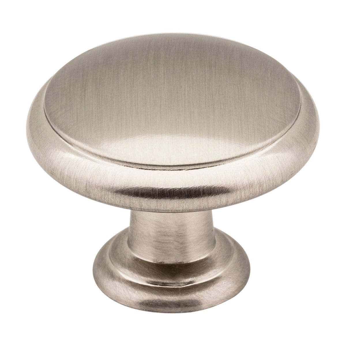 Elements Gatsby Handle in Satin Nickel, 1 3/16" Mushroom Knob Style 3940