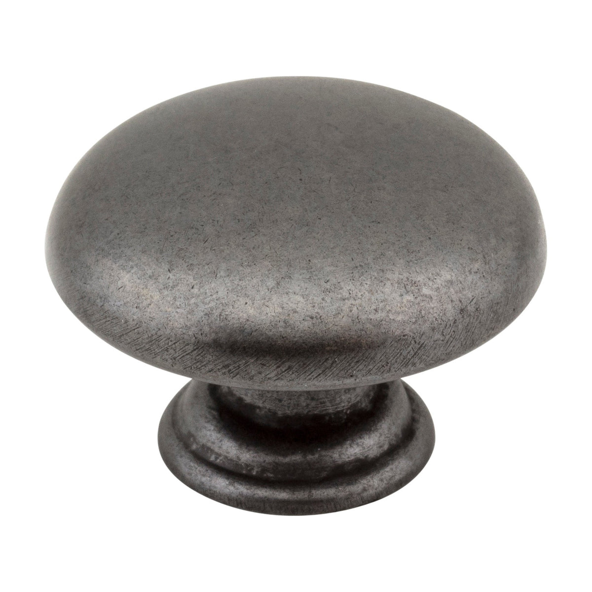 Elements Gatsby Handle in Gun Metal, 1 3/16" Mushroom Knob Style 3950