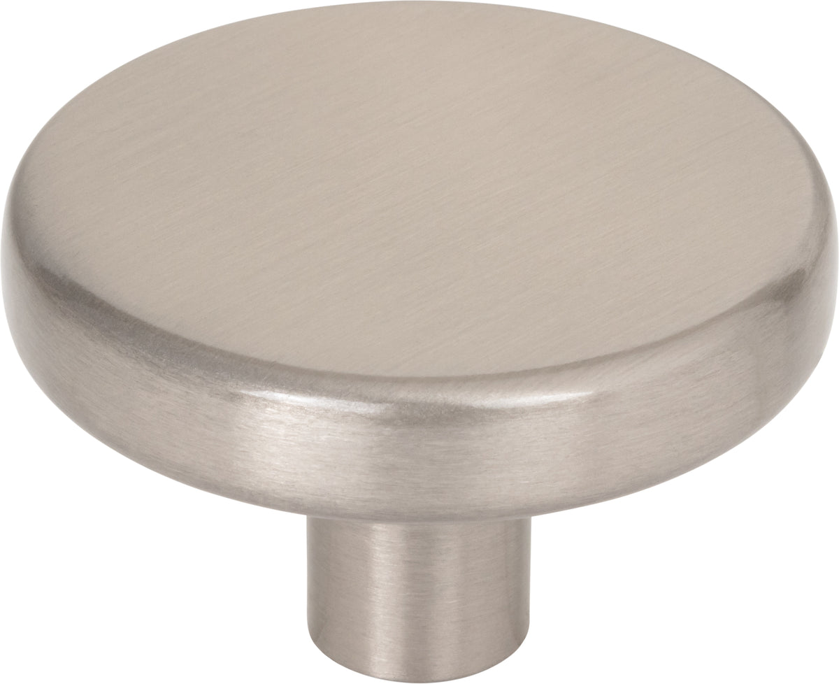 Elements Gibson Handle in Satin Nickel, 1 5/8" Knob