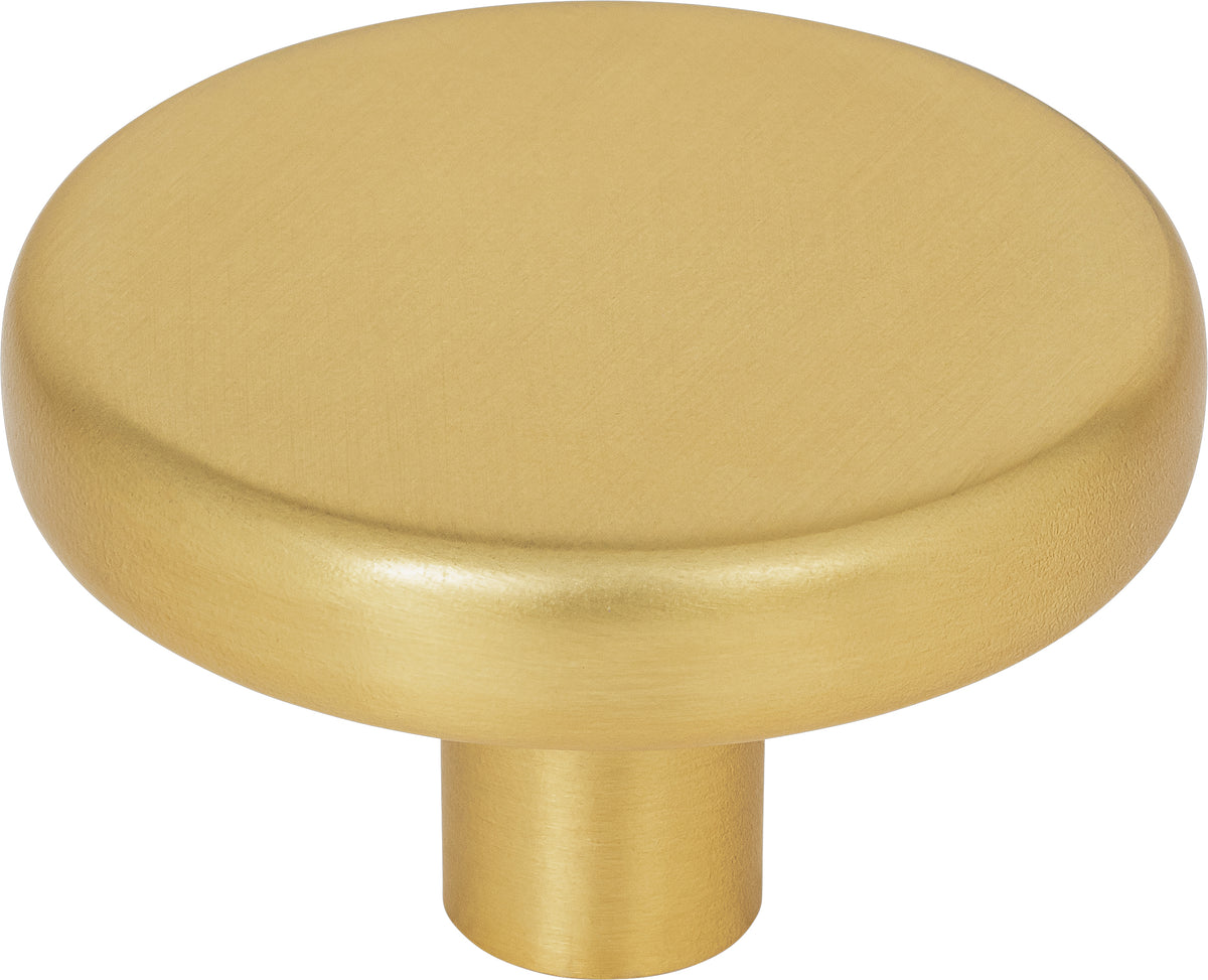 Elements Gibson Handle in Brushed Gold, 1 5/8" Knob