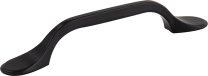 Elements Kenner Handle in Matte Black, 3 3/4"