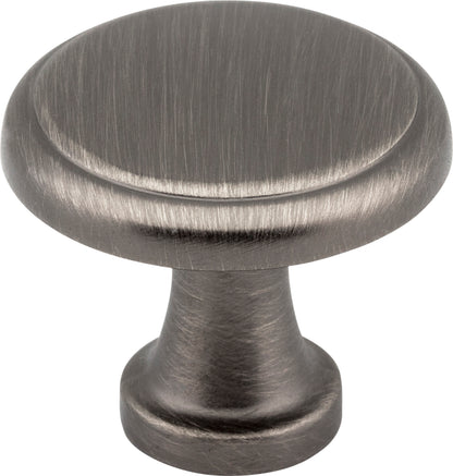 Elements Kenner Handle in Brushed Pewter, Knob