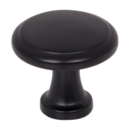 Elements Kenner Handle in Matte Black, Knob